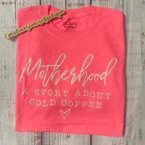 Motherhood…A Story of Cold Coffee Tee